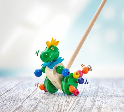 Selecta Kleinkindwelt Tattolo Schiebefigur Drache Spielzeug Holzspielzeug 62027