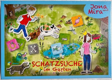 Schatzsuche im Garten Nikamundus Wortspiel Therapiespiel Lernspiel Brettspiel