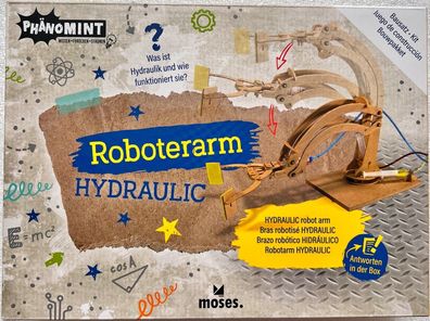 Roboterarm Hydraulic Phänomint Moses Lernspiel Kinderspiel Experimentieren 30328