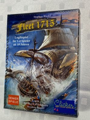 Denkerspiel Fleet 1715 und Erweiterung Clicker Spiele Kartenspiel Lernspiel Neu