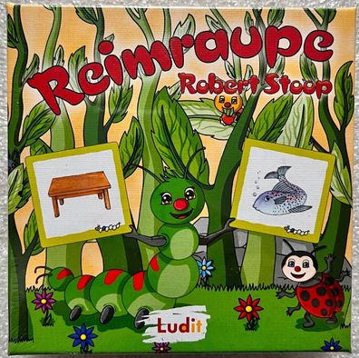 Reimraupe Ludit Kinderspiel Kartenspiel Familienspiel Lernspiel Legespiel Reime