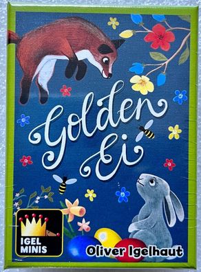 Golden Ei Igel Spiele Kinderspiel Familienspiel Kartenspiel Legespiel Ostern Neu