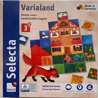 Selecta Spiel & Puzzle Varialand Legespiel Holzspielzeug Kinderspielzeug 63021