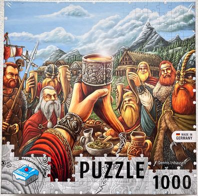 Puzzle Ein Fest für Odin 1000 Teile Frosted Games Legespiel Erwachsenenpuzzle