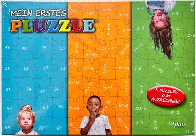 Puzzle Mein erstes Pluzzle Puls Entertainment 3 x 55 Teile Lernspiel Legespiel