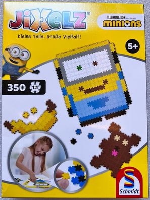 Jixelz Minions Schmidt Spiele 350 Teile Legespiel Kinderpuzzle Lernspiel 46107