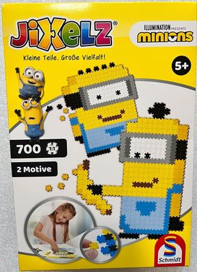 Jixelz Minions Schmidt Spiele 700 Teile Legespiel Kinderpuzzle Lernspiel 46113