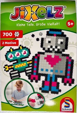 Jixelz Roboter Schmidt Spiele 700 Teile Legespiel Kinderpuzzle Lernspiel 46114