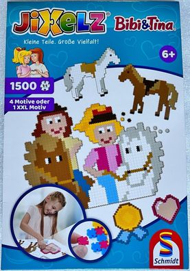 Jixelz Bibi & Tina Schmidt Spiele 1500 Teile Legespiel Puzzle Lernspiel 46116