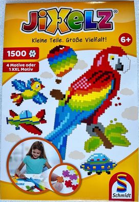 Jixelz Alles was fliegt Schmidt Spiele 1500 Teile Legespiel Puzzle Lernen 46138