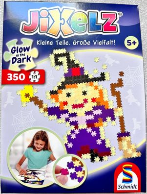 Jixelz Hexe Schmidt Spiele 350 Teile Legespiel Kinderpuzzle Lernspiel 46153