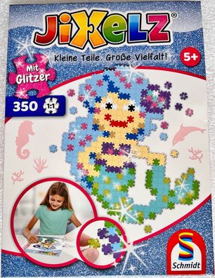 Jixelz Schimmernde Nixe Schmidt 350 Teile Legespiel Kinderpuzzle Lernen 46156