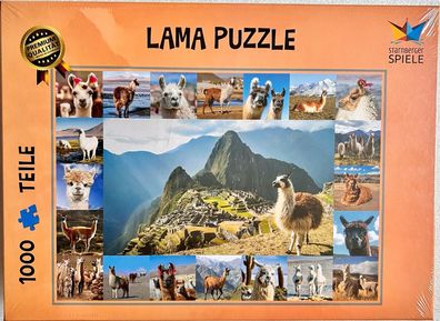 Lama Puzzle Starnberger Spiele 1000 Teile Legespiel Geduldspiel Lernspiel