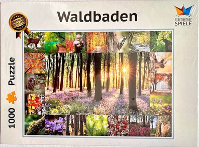 Waldbaden Puzzle Starnberger Spiele 1000 Teile Legespiel Geduldspiel Lernspiel