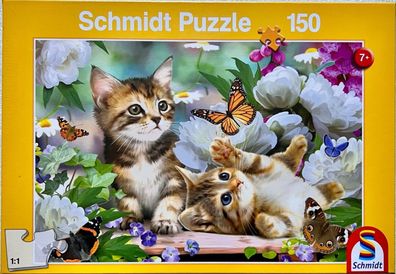 Verspielte Katzenbabys Puzzle Schmidt 150 Teile Legespiel Kinderpuzzle 56468