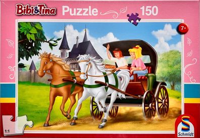 Bibi & Tina Kutschfahrt Schmidt Spiele 150 Teile Legespiel Kinder Puzzle 56051