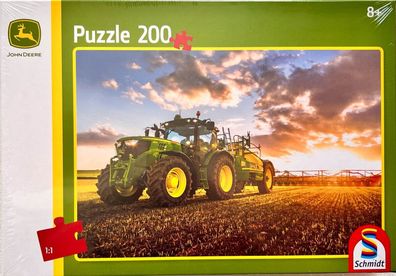 John Deere Traktor Feldspritze 6150R Schmidt 200 Teile Legespiel Puzzle 56145