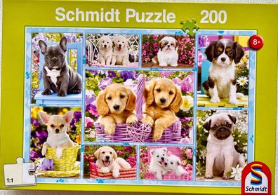 Welpen Schmidt Spiele 200 Teile Legespiel Kinder Puzzle Geduldspiel 56162