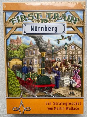 First Train to Nürnberg Argentum Verlag Brettspiel Strategiespiel Familienspiel