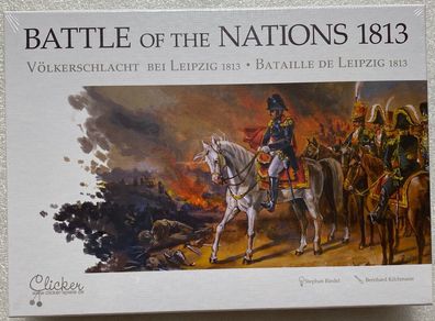 Battle of the Nations 1813 Clicker Spiele Brettspiel Strategiespiel Kennerspiel