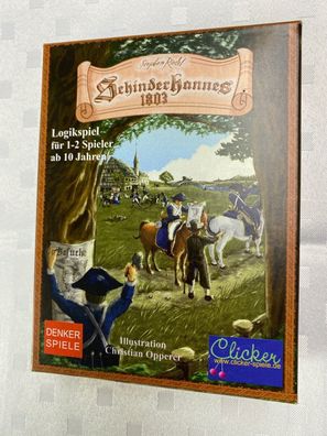 Denkerspiel Schinderhannes 1803 Clicker Spiele Kartenspiel Familienspiel Neu