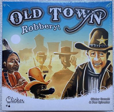 Old Town Robbery Clicker Spiele Lernspiel Kartenspiel Familienspiel Denkspiel