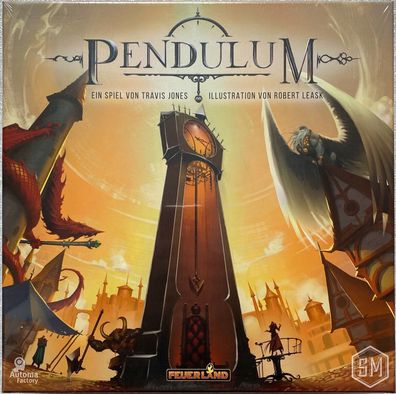 Pendulum Feuerland Spiele Brettspiel Strategiespiel Worker Placement Fantasy