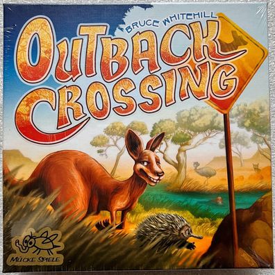 Outback Crossing Mücke Spiele Familienspiel Legespiel Kinderspiel Brettspiel Neu