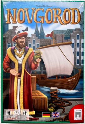 Novgorod Ostia Spiele Familienspiel Kartenspiel Strategiespiel Historyspiel Neu