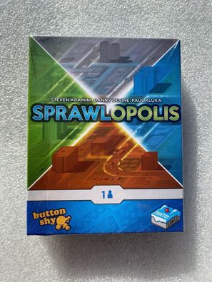 Sprawlopolis Frosted Games Familienspiel Kartenspiel Solitärspiel Button Shy Neu