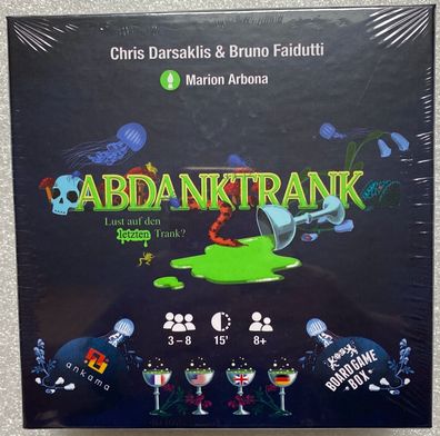 Abdanktrank Board Game Box Brettspiel Kartenspiel Partyspiel Familienspiel Neu