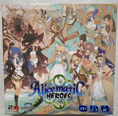 Alicematic Heroes Board Game Box Anime Familienspiel Kartenspiel Brettspiel Neu