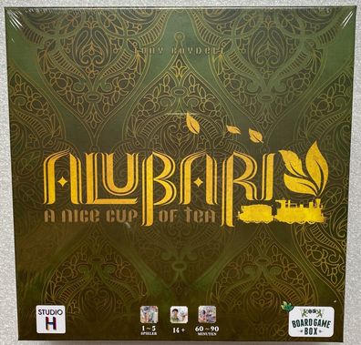 Alubari Board Game Box Brettspiel Familienspiel Workerplacement Kennerspiel Neu