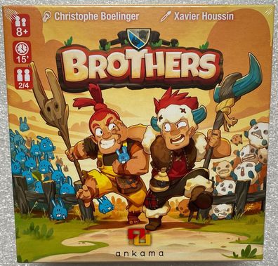 Brothers Board Game Box Familienspiel Kinderspiel Legespiel Brettspiel Deutsch