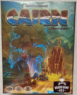 Cairn Board Game Box Brettspiel Taktikspiel Familienspiel Strategiespiel Deutsch