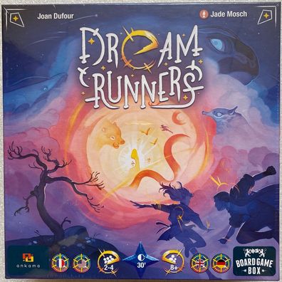 Dream Runners Board Game Box Brettspiel Familienspiel Puzzlespiel Echtzeitspiel