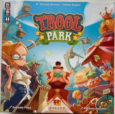 Trool Park Board Game Box Familienspiel Brettspiel Legespiel Kinderspiel Fantasy