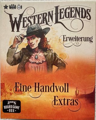 Western Legends Eine Handvoll Extras Board Game Box Familienspiel Westernspiel