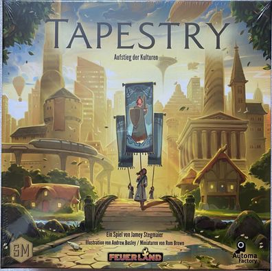 Tapestry Feuerland Spiel Kennerspiel Brettspiel Strategiespiel Familienspiel Neu