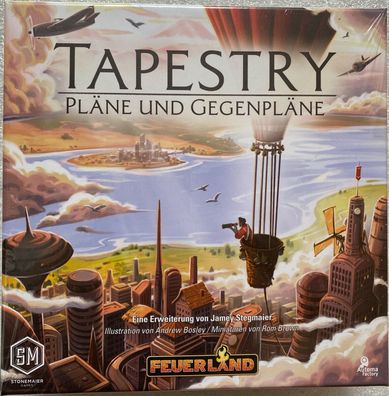 Tapestry Pläne und Gegenpläne Feuerland Spiele Brettspiel Strategiespiel Fantasy