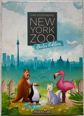 New York Zoo Berlin Edition Feuerland Spiel Brettspiel Familienspiel Kennerspiel