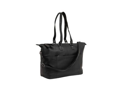 NEW LOOXS Schultertasche "Verla" Volumen: 21 l, Ma black