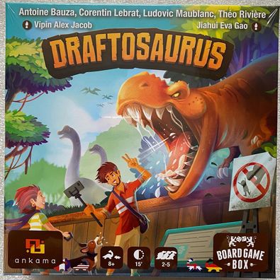 Draftosaurus Board Game Box Brettspiel Familienspiel Legespiel Deutsch Englisch