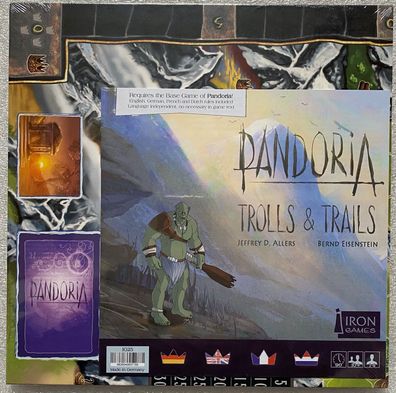 Pandoria Trolls & Trails iRongame Kennerspiel Brettspiel Legespiel Familienspiel