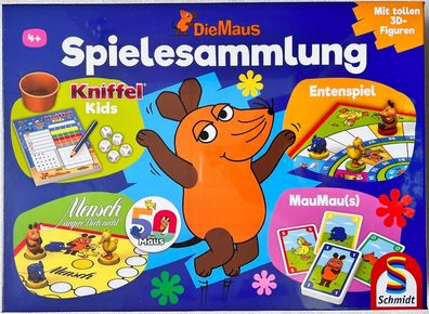 Die Maus Spielesammlung Schmidt Spiel Familienspiel Kinderspiel Brettspiel 40598