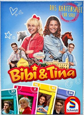 Bibi & Tina Kartenspiel zur Serie Spiele Schmidt Spiele Kinderspiel 40603 Neu