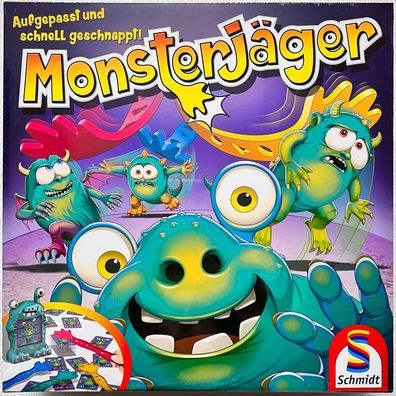 Monsterjäger Schmidt Spiele Familienspiel Kinderspiel Reaktionsspiel Neu 40557