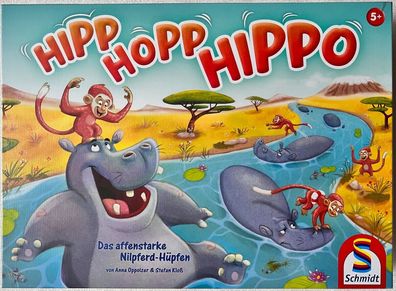 Hipp Hopp Hippo Schmidt Spiele Familienspiel Kinderspiel Würfelspiel 40594 Neu