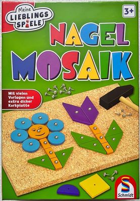 Nagelmosaik Schmidt Spiele Hämmern lernen Brettspiel Lernspiel Kinderspiel 40532