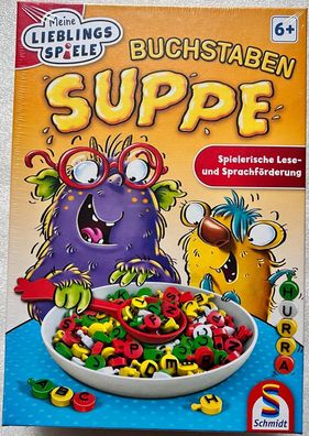 Buchstabensuppe Schmidt Spiele Familien Brettspiel Lernspiel Kinderspiel 40533